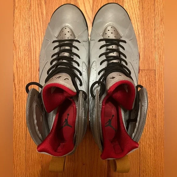 Jordan 7 silver retro reflections sneakers